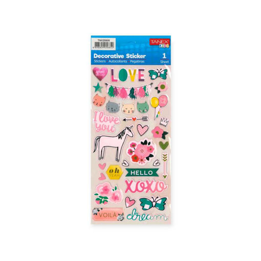 Picture of TANEX KIDS DECORATIVE SWEET GIRL STICKERS